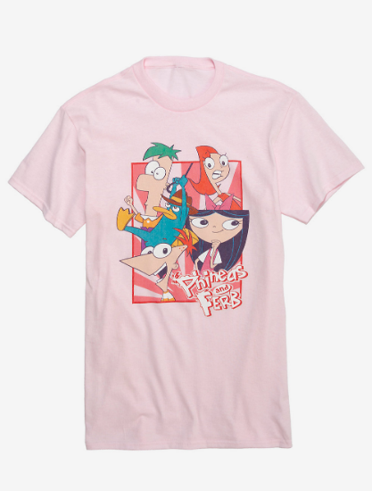 phineas and ferb t shirt